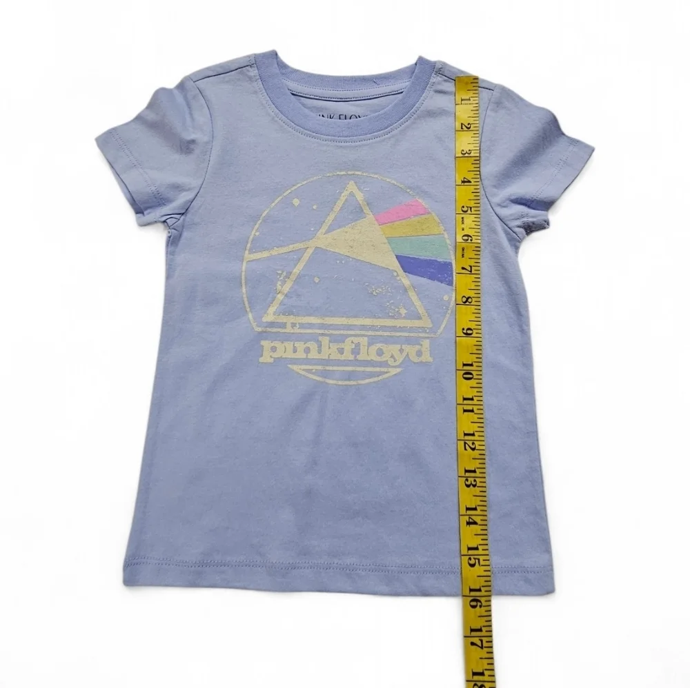 Pink Floyd Dark Size Of The Moon T Shirt In Ice Blue Girls Size 4/5 NWT